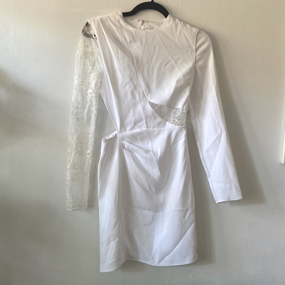Topshop- white mini dress
